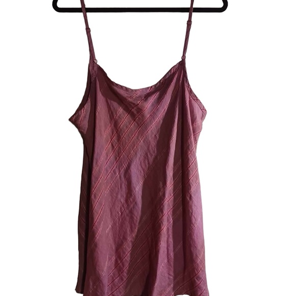Flax Other - FLAX BRAND made of 100% imported Lithuanian Linen Cranberry Cami Size Large